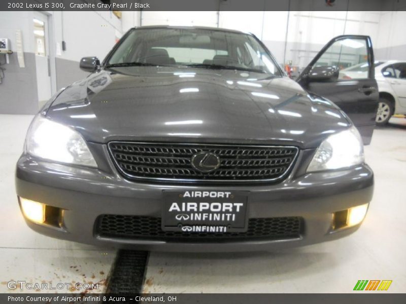 Graphite Gray Pearl / Black 2002 Lexus IS 300