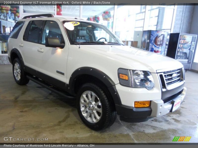 Oxford White / Black/Stone 2008 Ford Explorer XLT Ironman Edition 4x4