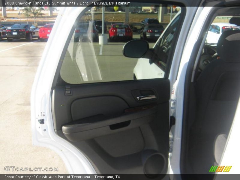 Summit White / Light Titanium/Dark Titanium 2008 Chevrolet Tahoe LT