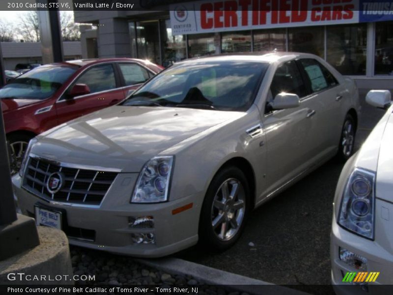 Vanilla Latte / Ebony 2010 Cadillac STS V6