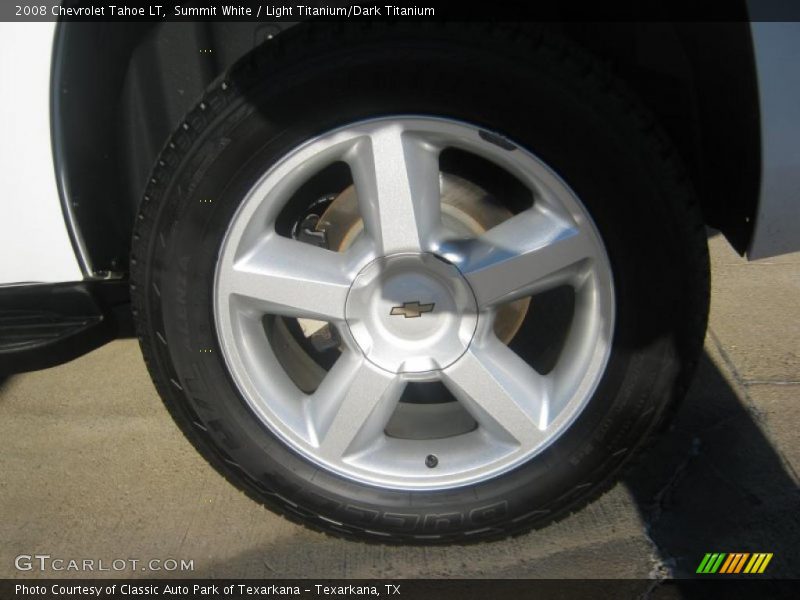 Summit White / Light Titanium/Dark Titanium 2008 Chevrolet Tahoe LT