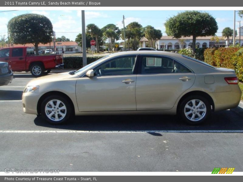 Sandy Beach Metallic / Bisque 2011 Toyota Camry LE