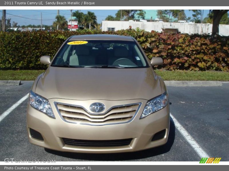 Sandy Beach Metallic / Bisque 2011 Toyota Camry LE