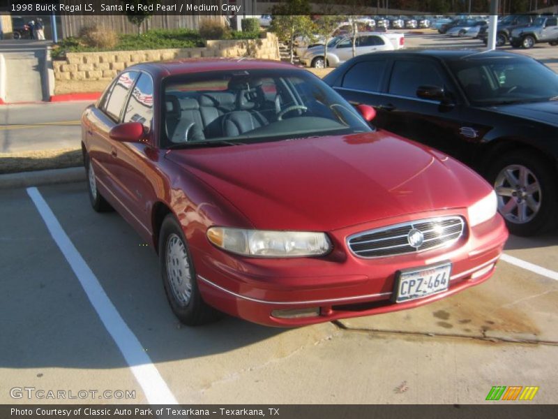 Santa Fe Red Pearl / Medium Gray 1998 Buick Regal LS