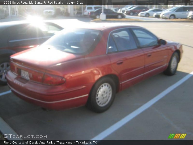 Santa Fe Red Pearl / Medium Gray 1998 Buick Regal LS