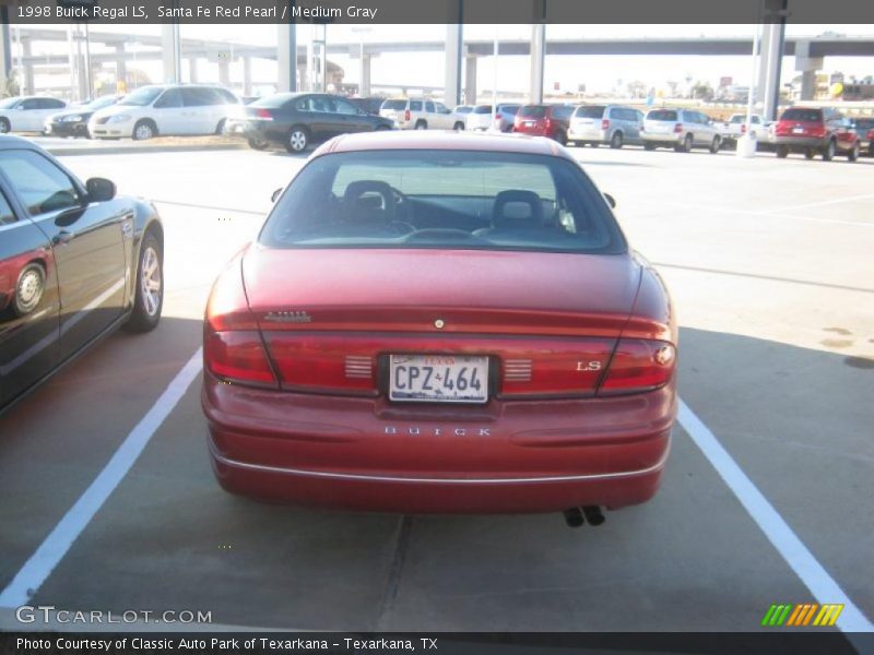 Santa Fe Red Pearl / Medium Gray 1998 Buick Regal LS