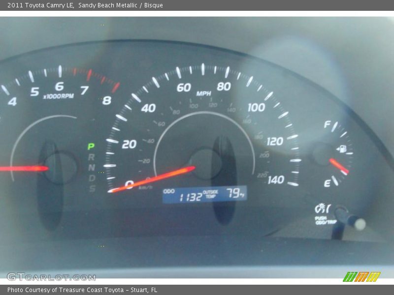 Sandy Beach Metallic / Bisque 2011 Toyota Camry LE