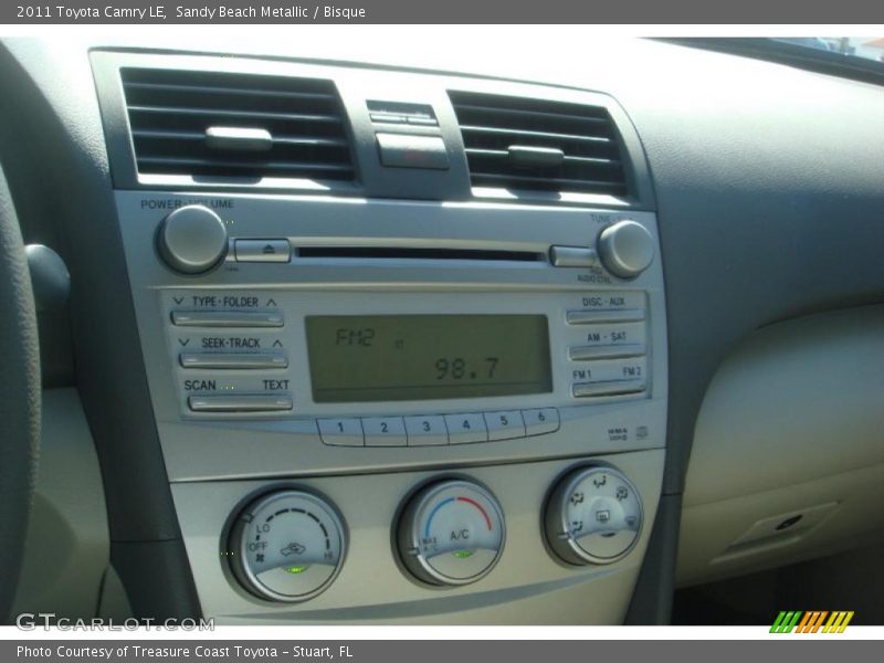 Sandy Beach Metallic / Bisque 2011 Toyota Camry LE