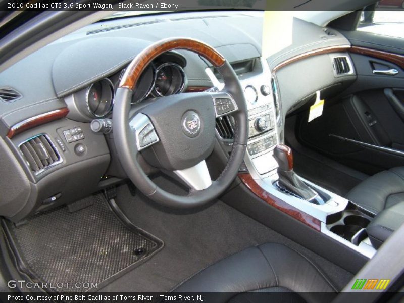Ebony Interior - 2010 CTS 3.6 Sport Wagon 