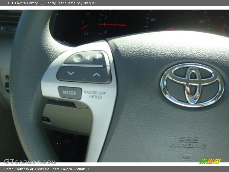 Sandy Beach Metallic / Bisque 2011 Toyota Camry LE