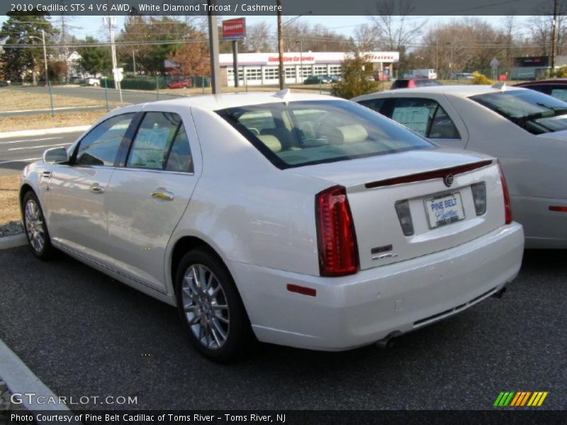 White Diamond Tricoat / Cashmere 2010 Cadillac STS 4 V6 AWD