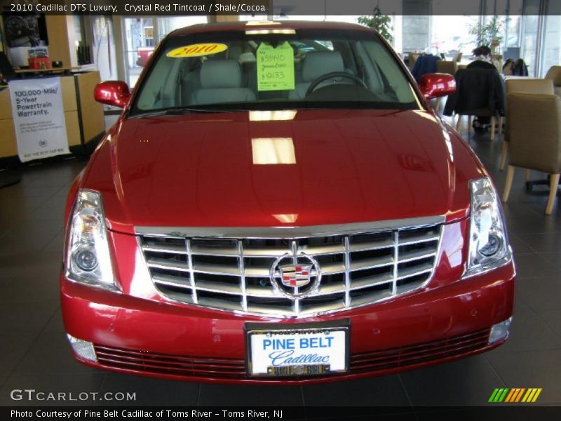 Crystal Red Tintcoat / Shale/Cocoa 2010 Cadillac DTS Luxury