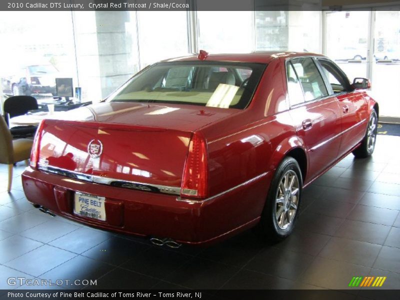 Crystal Red Tintcoat / Shale/Cocoa 2010 Cadillac DTS Luxury