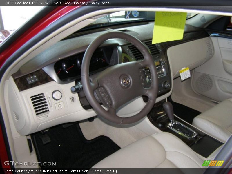 Crystal Red Tintcoat / Shale/Cocoa 2010 Cadillac DTS Luxury