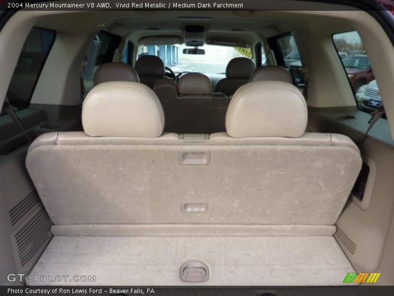 Vivid Red Metallic / Medium Dark Parchment 2004 Mercury Mountaineer V8 AWD