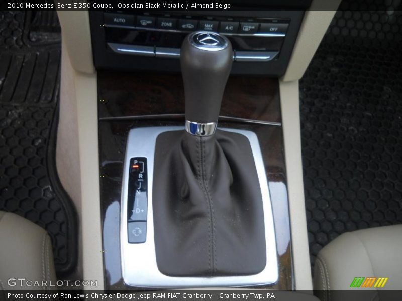 Obsidian Black Metallic / Almond Beige 2010 Mercedes-Benz E 350 Coupe