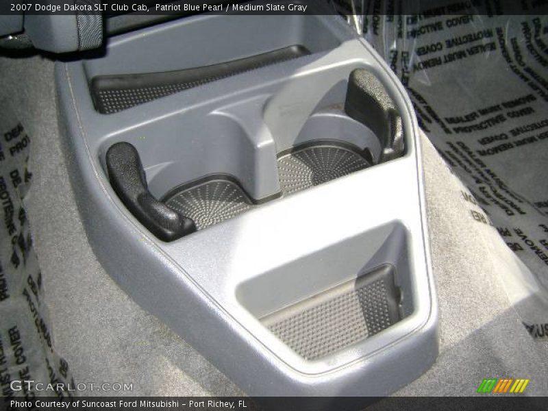 Patriot Blue Pearl / Medium Slate Gray 2007 Dodge Dakota SLT Club Cab