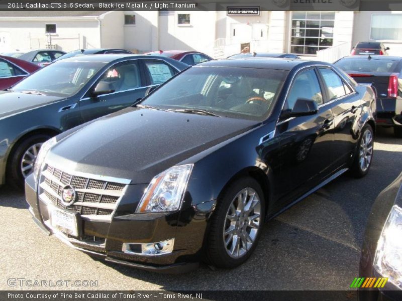 Black Ice Metallic / Light Titanium 2011 Cadillac CTS 3.6 Sedan