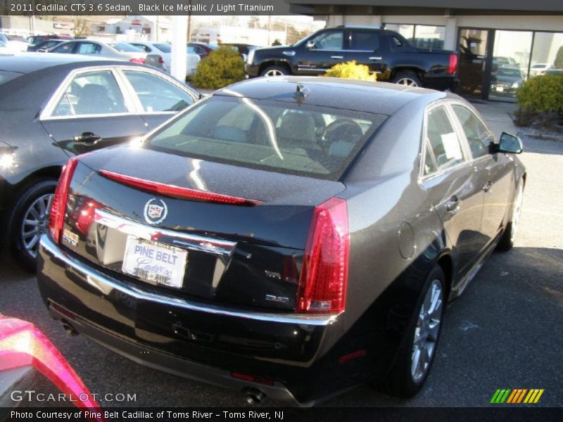 Black Ice Metallic / Light Titanium 2011 Cadillac CTS 3.6 Sedan