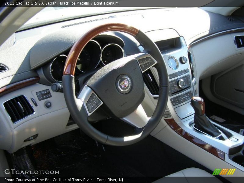 Black Ice Metallic / Light Titanium 2011 Cadillac CTS 3.6 Sedan