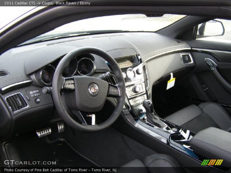 Ebony Interior - 2011 CTS -V Coupe 