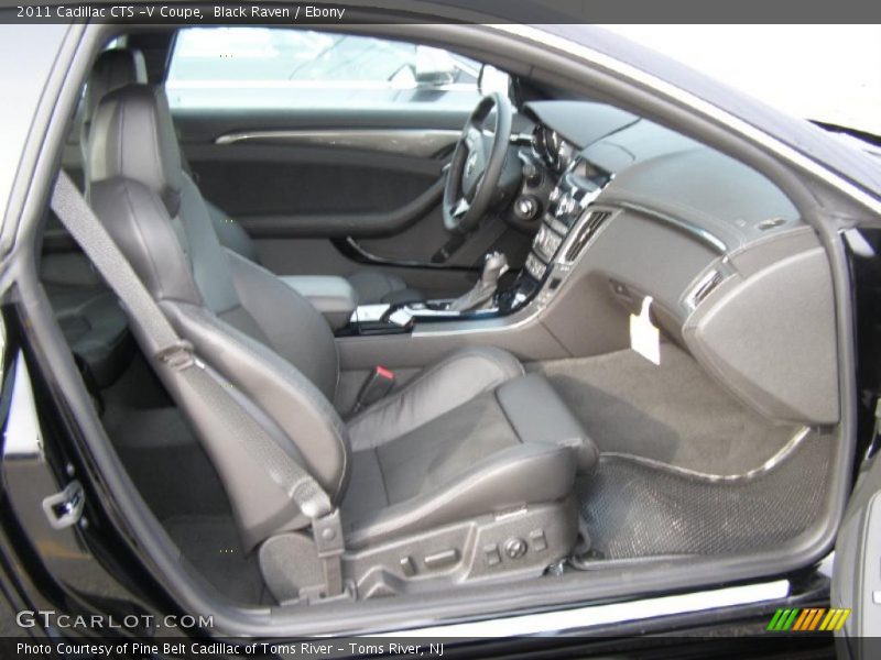  2011 CTS -V Coupe Ebony Interior