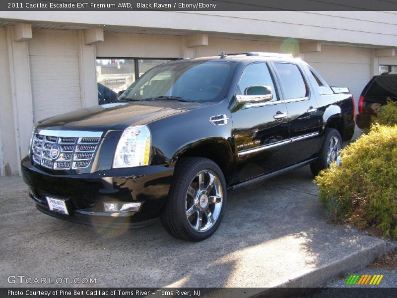 Black Raven / Ebony/Ebony 2011 Cadillac Escalade EXT Premium AWD
