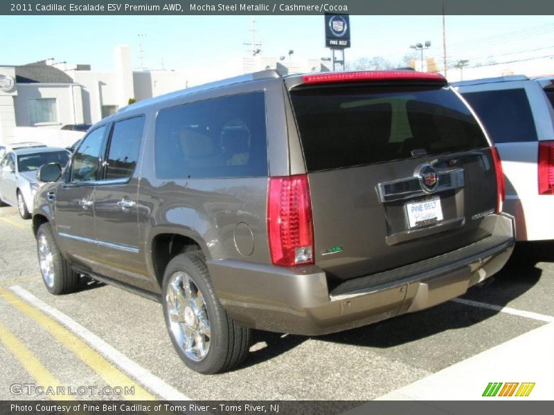 Mocha Steel Metallic / Cashmere/Cocoa 2011 Cadillac Escalade ESV Premium AWD