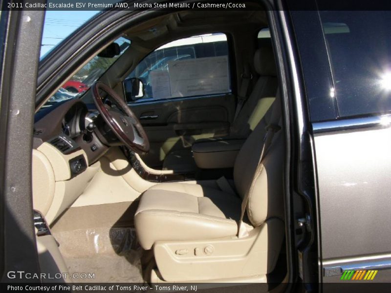 Mocha Steel Metallic / Cashmere/Cocoa 2011 Cadillac Escalade ESV Premium AWD