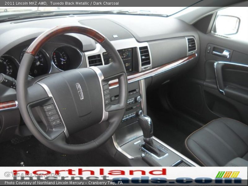 Tuxedo Black Metallic / Dark Charcoal 2011 Lincoln MKZ AWD