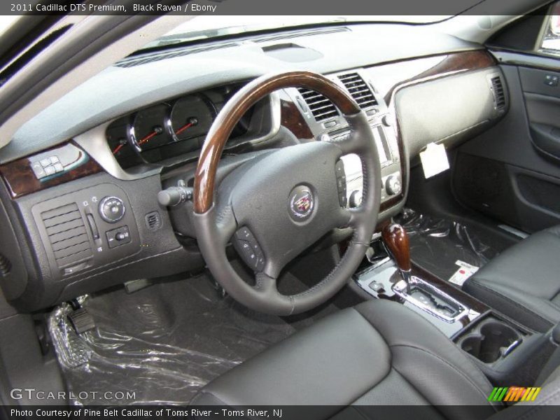 Black Raven / Ebony 2011 Cadillac DTS Premium