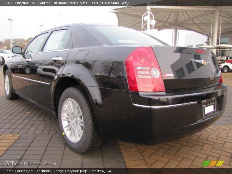 Brilliant Black Crystal Pearl / Dark Slate Gray 2010 Chrysler 300 Touring