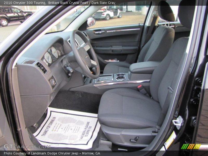 Brilliant Black Crystal Pearl / Dark Slate Gray 2010 Chrysler 300 Touring