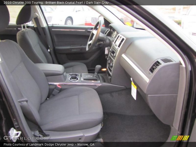 Brilliant Black Crystal Pearl / Dark Slate Gray 2010 Chrysler 300 Touring