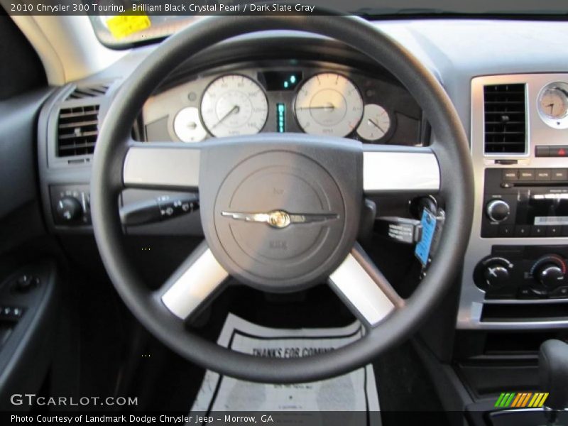 Brilliant Black Crystal Pearl / Dark Slate Gray 2010 Chrysler 300 Touring