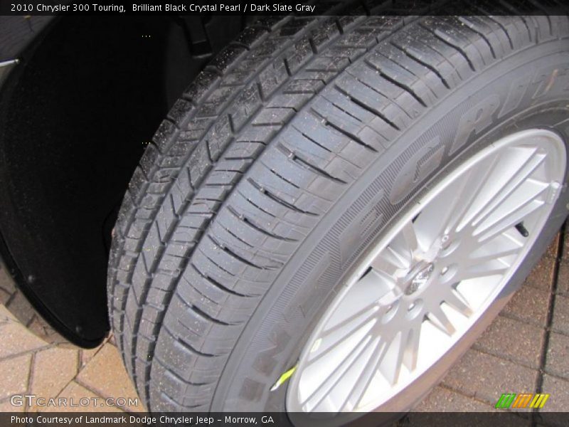 Brilliant Black Crystal Pearl / Dark Slate Gray 2010 Chrysler 300 Touring