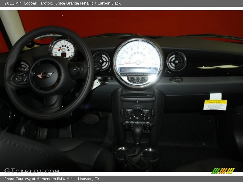 Spice Orange Metallic / Carbon Black 2011 Mini Cooper Hardtop