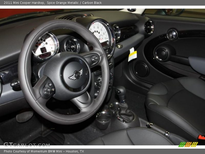 Spice Orange Metallic / Carbon Black 2011 Mini Cooper Hardtop