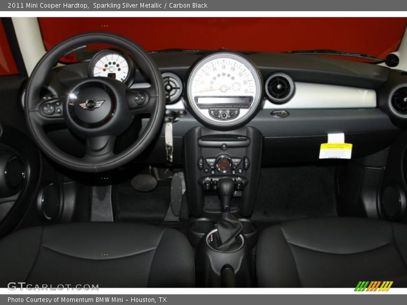 Sparkling Silver Metallic / Carbon Black 2011 Mini Cooper Hardtop