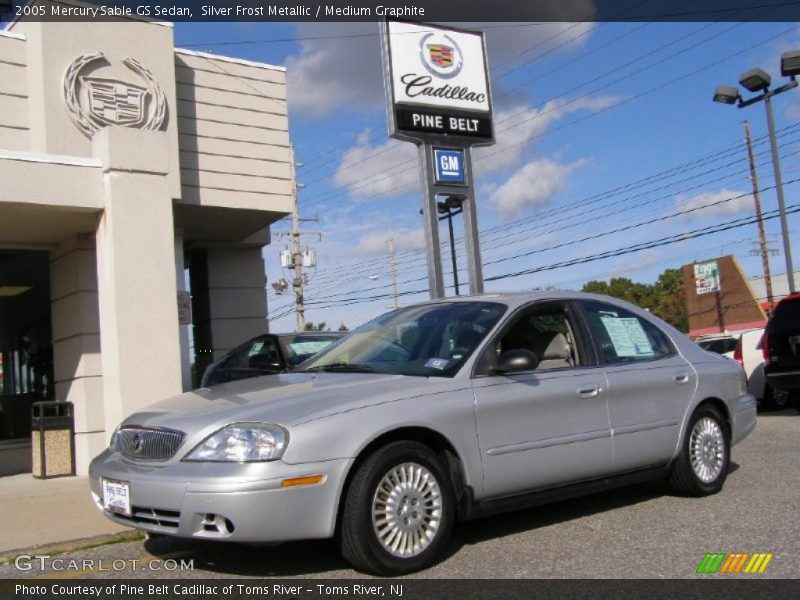 Silver Frost Metallic / Medium Graphite 2005 Mercury Sable GS Sedan