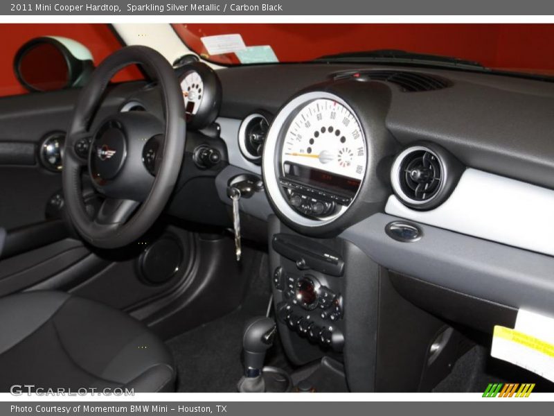 Sparkling Silver Metallic / Carbon Black 2011 Mini Cooper Hardtop