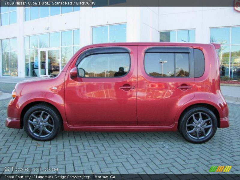 Scarlet Red / Black/Gray 2009 Nissan Cube 1.8 SL