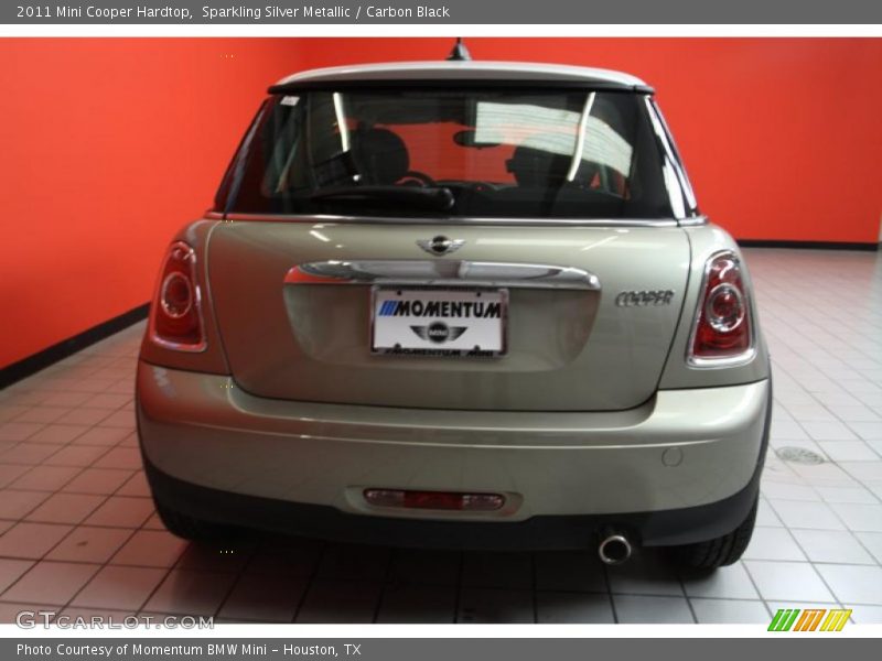 Sparkling Silver Metallic / Carbon Black 2011 Mini Cooper Hardtop