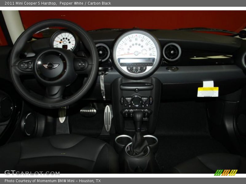 Pepper White / Carbon Black 2011 Mini Cooper S Hardtop