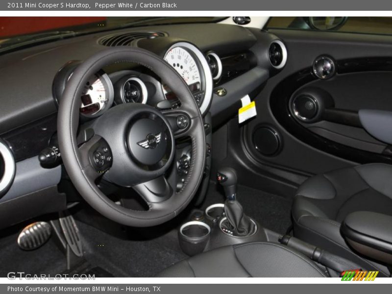 Pepper White / Carbon Black 2011 Mini Cooper S Hardtop