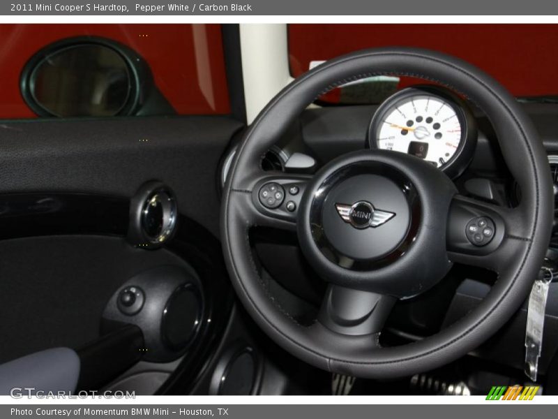 Pepper White / Carbon Black 2011 Mini Cooper S Hardtop