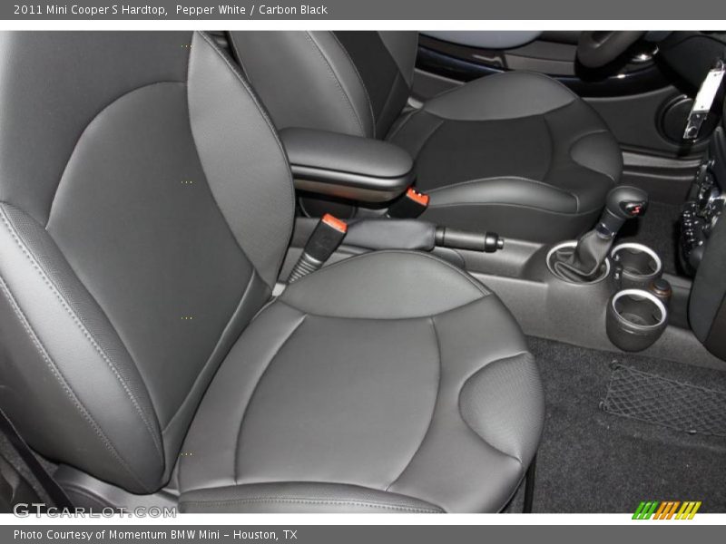 Pepper White / Carbon Black 2011 Mini Cooper S Hardtop