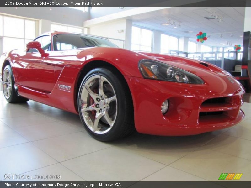 Viper Red / Black 2009 Dodge Viper SRT-10 Coupe