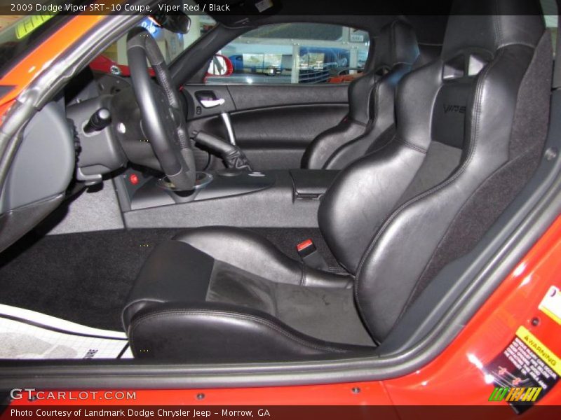  2009 Viper SRT-10 Coupe Black Interior
