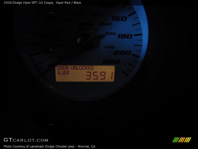 Viper Red / Black 2009 Dodge Viper SRT-10 Coupe